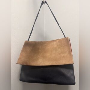 Celine All Soft Leather Suede shoulder bag